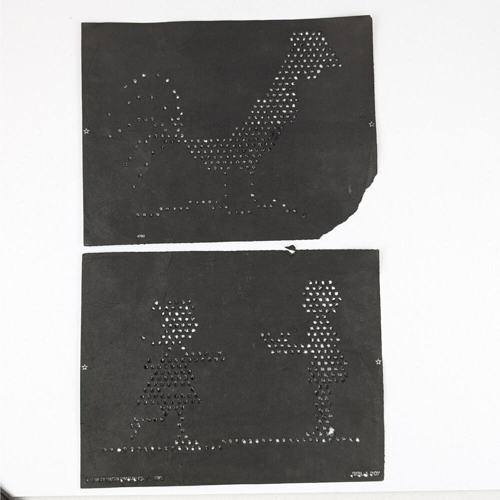 Vintage 1986 Lite Brite Milton Bradley WORKING w Box Pegs Patterns Tested - Picture 9 of 15